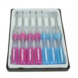 x 7 Tournevis Long 75mm - T5 T6 T7 ph00 plat 2.0 M2.6