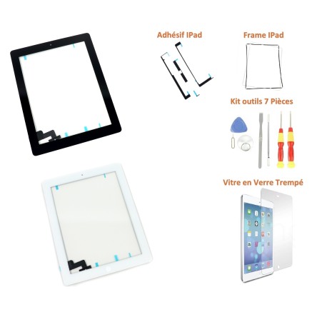 Vitre tactile iPad 2 pas cher