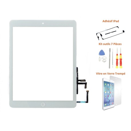 Vitre tactile iPad AIR pas cher