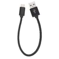 C&acirc;ble en Nylon Tress&eacute; 0.3 m&egrave;tre Type-C USB  charge et transfert rapide 2A