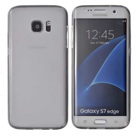 Protección delantera y trasera de TPU transparente para Samsung Galaxy S7 Edge
