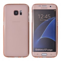 Protecci&oacute;n delantera y trasera de TPU transparente para Samsung Galaxy S7 Edge