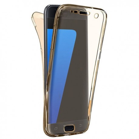 Protección delantera y trasera de TPU transparente para Samsung Galaxy S7 Edge