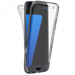 Protecci&oacute;n delantera y trasera de TPU transparente para Samsung Galaxy S7 Edge