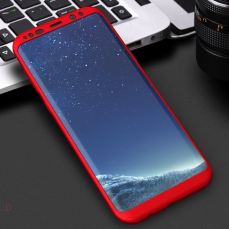 Samsung S8 Protección completa 360° frontal + trasera + protección de pantalla HD