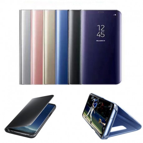 Funda con ventana de espejo transparente para Samsung Galaxy S7 Edge