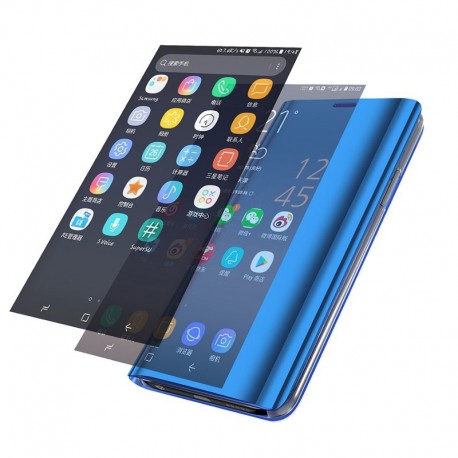 Funda con espejo retrovisor transparente para Samsung Galaxy A8 Plus 2018