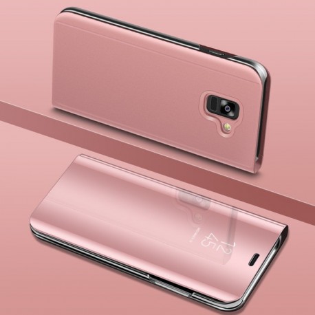 Funda con espejo retrovisor transparente para Samsung Galaxy A8 Plus 2018