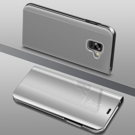 Funda con espejo retrovisor transparente para Samsung Galaxy A8 Plus 2018