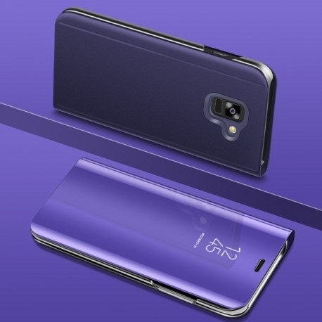 Funda con espejo retrovisor transparente para Samsung Galaxy A8 Plus 2018