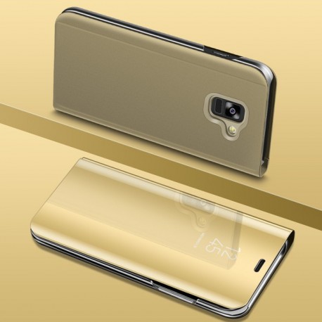 Funda con espejo retrovisor transparente para Samsung Galaxy A8 Plus 2018