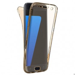 Housse silicone int&eacute;gral transparente pour Samsung Galaxy A3/A5/A7 Version 2017