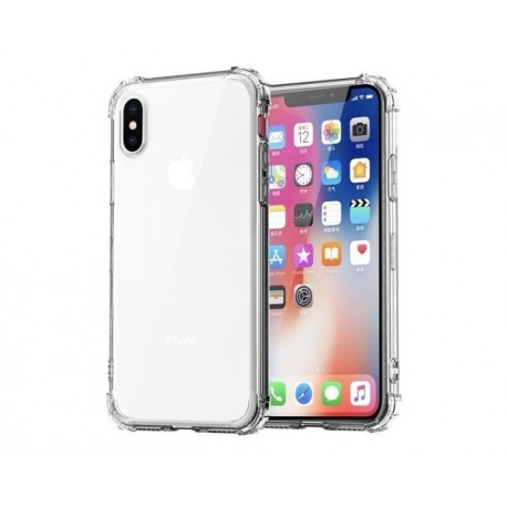 Funda de silicona transparente y resistente a los golpes para iPhone 11, XS, XR, XS Max, 8, 7, 6 y 6S Plus; cubierta trasera pro