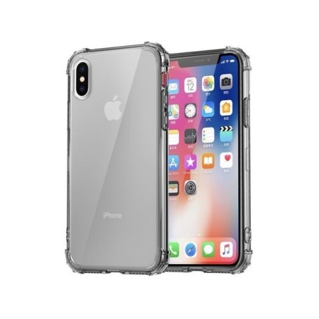Étui pour iphone de téléphone en Silicone Transparent antichoc 11 X XS XR XS Max 8 7 6 6S Plus couverture arrière de protection 
