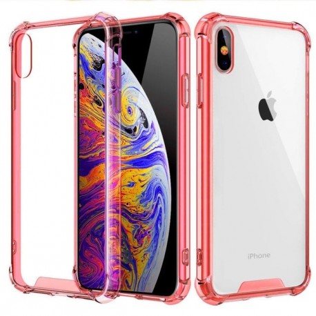 Funda de silicona transparente y resistente a los golpes para iPhone 11, XS, XR, XS Max, 8, 7, 6 y 6S Plus; cubierta trasera pro
