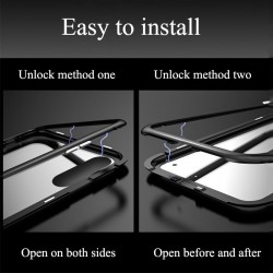 Coque Magnetique smartphone Huawei Nova ou s&eacute;rie P