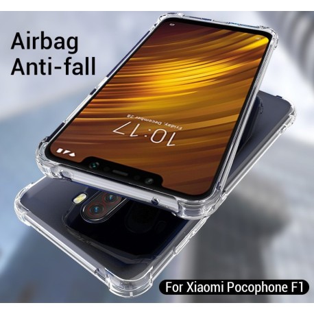 coque de Protection de téléphone Xiaomi Pocophone F1 souple transparent 
