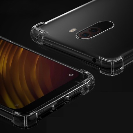 coque de Protection de téléphone Xiaomi Pocophone F1 souple transparent 