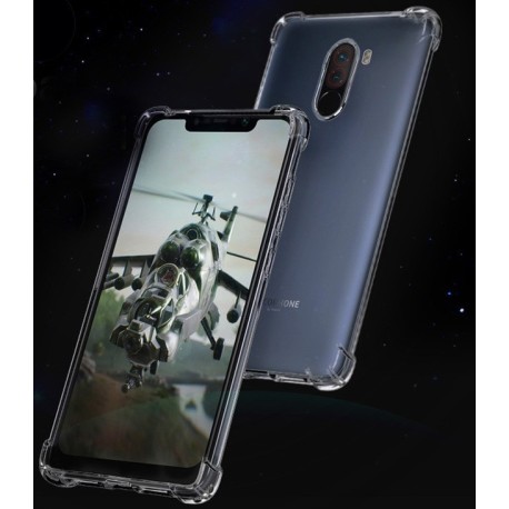 coque de Protection de téléphone Xiaomi Pocophone F1 souple transparent 