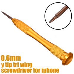 Destornillador Tri-Point con punta en «Y» 0.6mm, para reparar iPhone XR, XS, Max, X, 8 y 7, magnético