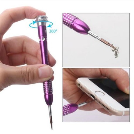 Kit d'outils Jeu de tournevis 5 en 1 pour téléphone Mobile iPhone