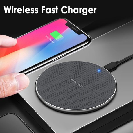 Cargador inalámbrico para iPhone, Samsung, Xiaomi y Huawei 
