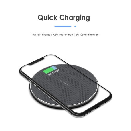Cargador inalámbrico para iPhone, Samsung, Xiaomi y Huawei 