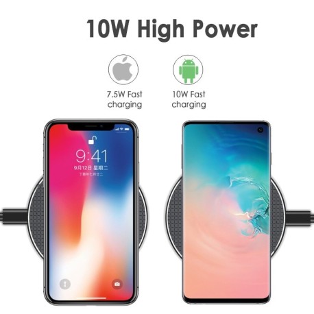 Cargador inalámbrico para iPhone, Samsung, Xiaomi y Huawei 