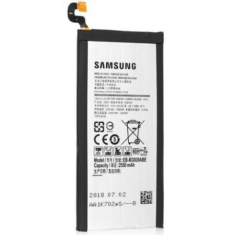 sustitución de la batería del Samsung Galaxy S6