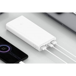 Xiaomi Mi Power Bank 3 polym&egrave;re Li-ION 20000 mAh charge Nintendo Switch, ou des ordinateurs portables.