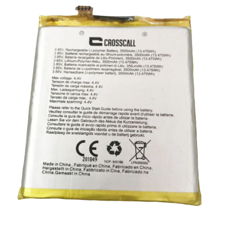 remplacer Batterie Crosscall Action X3