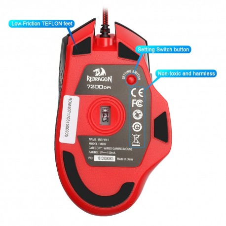 Redragon Barato M907 INSPIRIT 14400 DPI