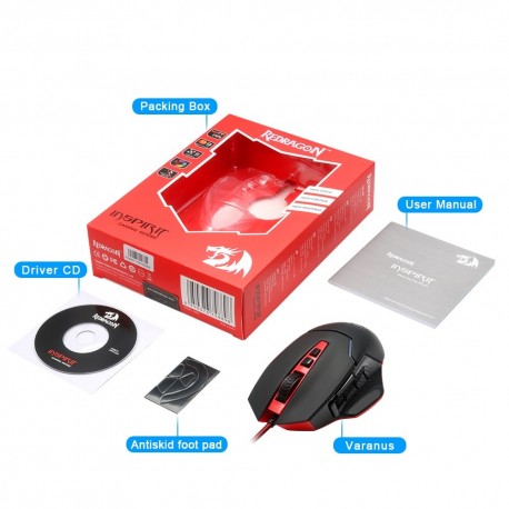 Redragon Barato M907 INSPIRIT 14400 DPI