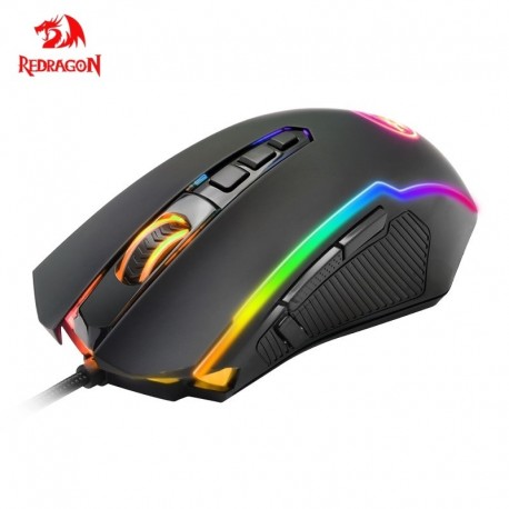 Redragon Ratón para juegos con cable USB Ranger M910 RGB 