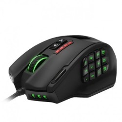  Ratón gamer barato Rocketek 16400dpi 19 botones programables
