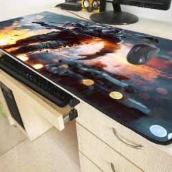 Battlefield rubber mouse pad