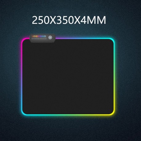 Alfombrilla para ratón para gamers RGB extragrande, edición 2020, con conexión USB y retroiluminación 