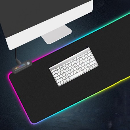 Tapis de souris gamers RGB Extra Large édition 2020 USB Rétroéclairé 