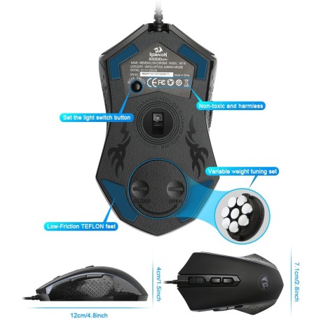 Redragon CHROMA M710 USB à prix discount