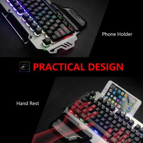 clavier de jeu gaming lumineux k900 Éclairage 