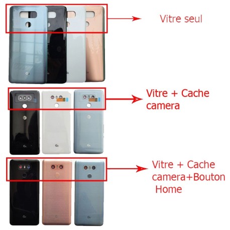 Cache batterie LG G6 couvercle de batterie G6