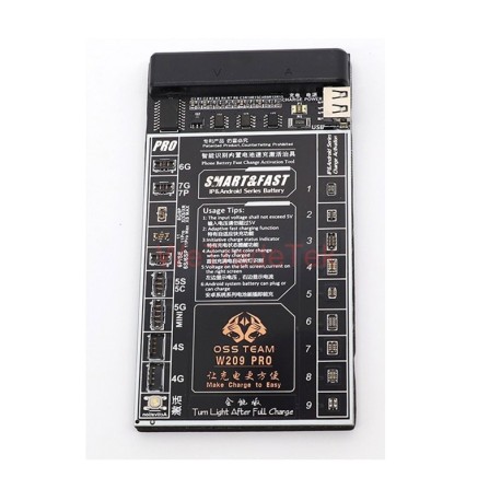 Carte d'activation de batterie, testeur et chargeur batterie Smartphones