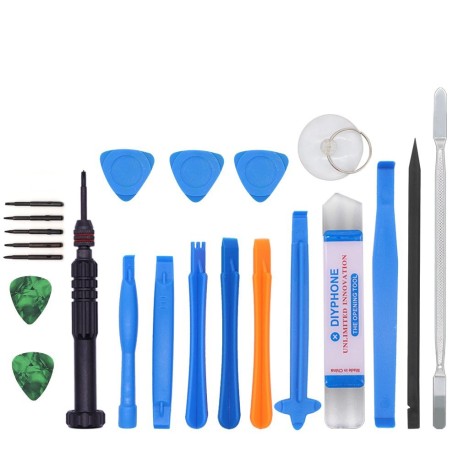 Tapis de réparation avec ces outils de démontage 