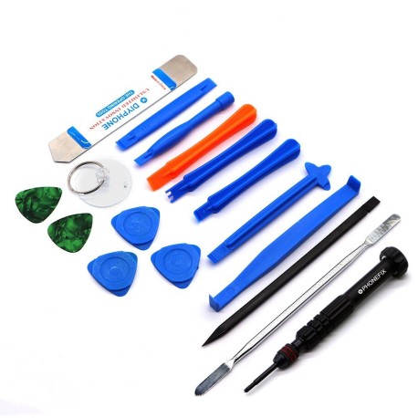 Tapis de réparation avec ces outils de démontage 