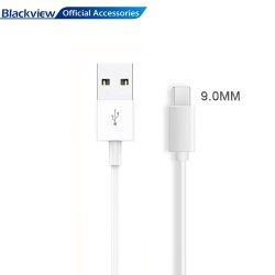 Cable con conector largo « Blackview » original para BV9600PRO, BV9500 y BV8000Pro, tipo C
