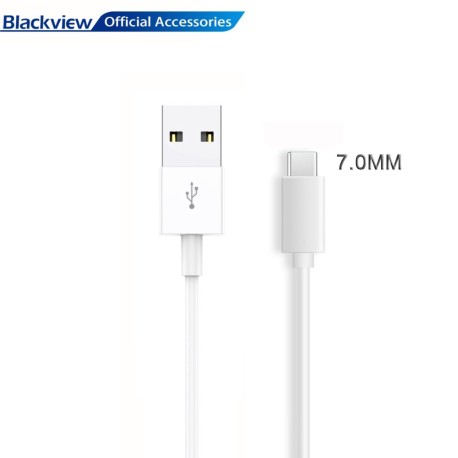 Cable con conector largo « Blackview » original para BV9600PRO, BV9500 y BV8000Pro, tipo C