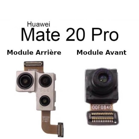 Module Caméra avant ou arrière Huawei Mate 20 Pro, Mate 20X, Mate 20 Lite, Mate 20