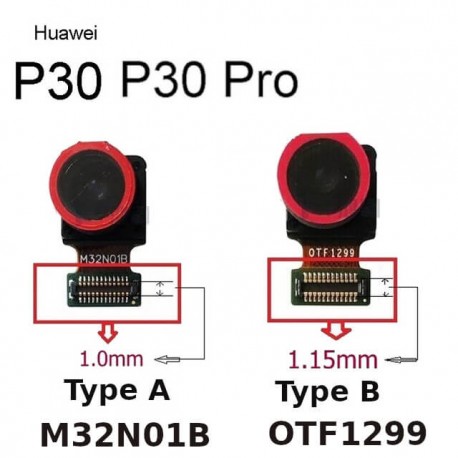 Módulo Cámara Frontal Huawei P30 Pro, P30, P20, P20 Pro, P20 Lite, P10, P10 Lite, P10 Plus, P9...