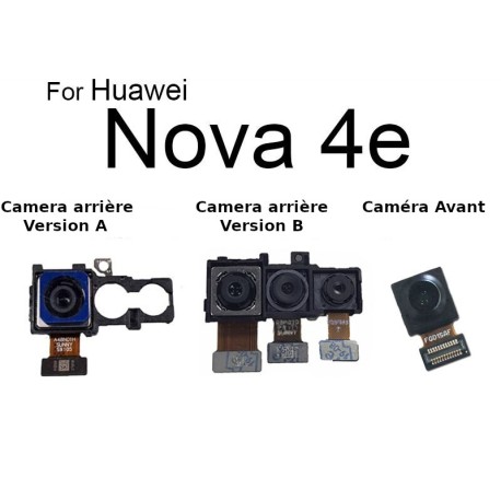 Remplacer Caméra Huawei Nova 5, Nova 4, Nova 4i, Nova 4e, Nova 3, Nova 3i, Nova 3e