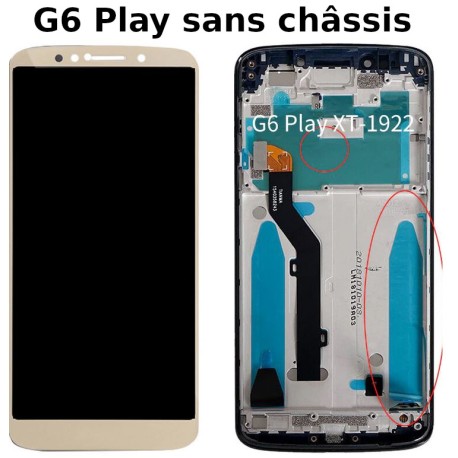 reparar pantalla Motorola Moto G6 G6 Play G6 Plus - IPS losa + vidrio original montado